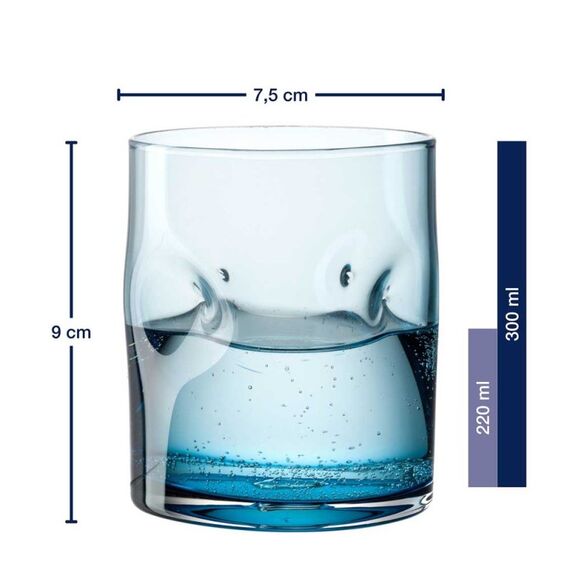 LEONARDO Trinkglas VESUVIO 300 ml farbig 4er-Set, 2 image