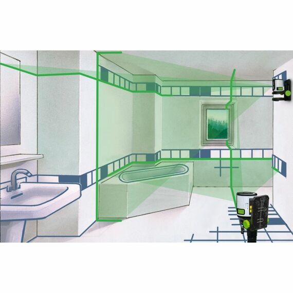 Laserliner 081.081E Laser Level Bezugspegel 40 m 515 nm (< 1 mW), 11 image