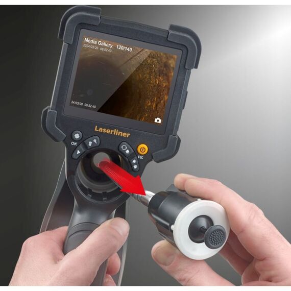 Laserliner VideoInspector 3DX Industrielle Inspektionskamera 9 mm, 4 image
