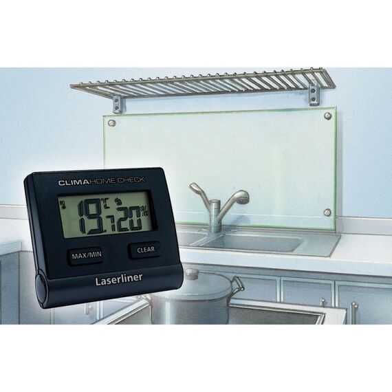 Laserliner ClimaHome-Check Drinnen Elektronisches Hygrometer Schwarz, 8 image