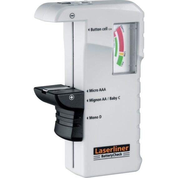 Laserliner BatteryCheck Batterietester Schwarz, Weiß