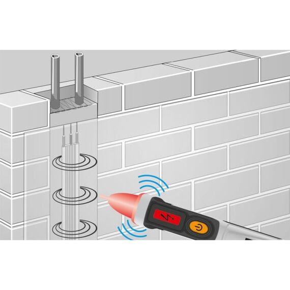Laserliner ActiveFinder Pro Schraubenzieher zur Spannungsprüfung Schwarz, Weiß, 6 image