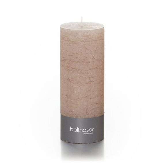 Balthasar 083494.852 Wachskerze Zylinder Graubraun 1 Stück(e), Farbe: Graubraun