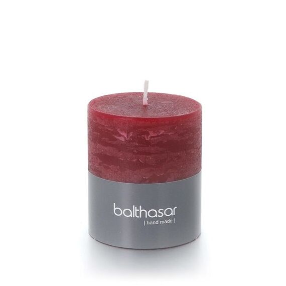 Balthasar 083711.002 Wachskerze Zylinder Bordeaux 1 Stück(e), Farbe: Bordeaux