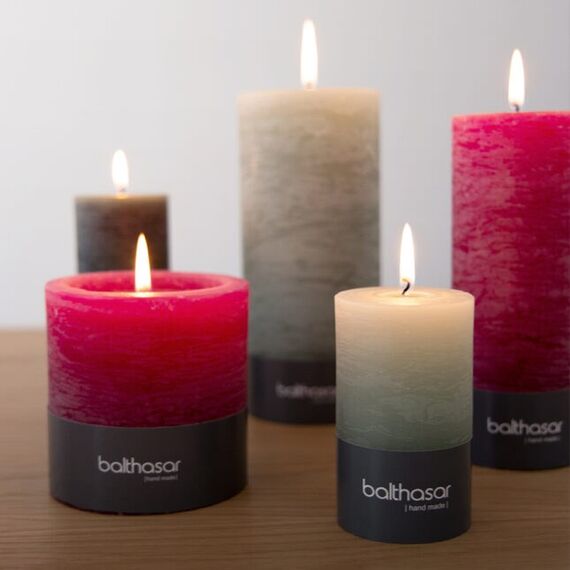 Balthasar 085292.906 Wachskerze Zylinder Pink 1 Stück(e), Farbe: Pink, 3 image