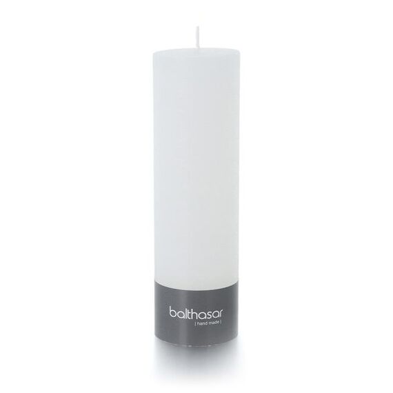 Balthasar 085305.012 Wachskerze Zylinder Weiß 1 Stück(e), Farbe: Weiß