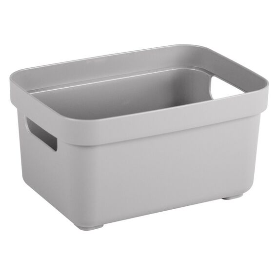 Sigma home 09300681 Aufbewahrungsbox Rechteckig Grau, Farbe: Grau