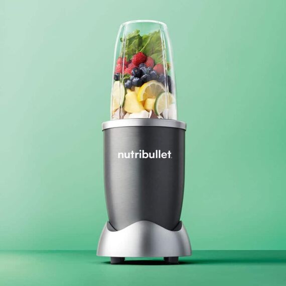 NutriBullet NB603DG 0,7 l Tragbarer Mixer 600 W Dunkles Grau, Rot, Farbe: Dunkles Grau, Rot, Länge: 0,998 m, 6 image