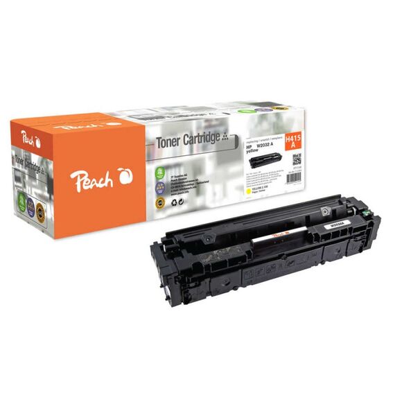 Peach PT1138 Tonerkartusche 1 Stück(e) Kompatibel Gelb