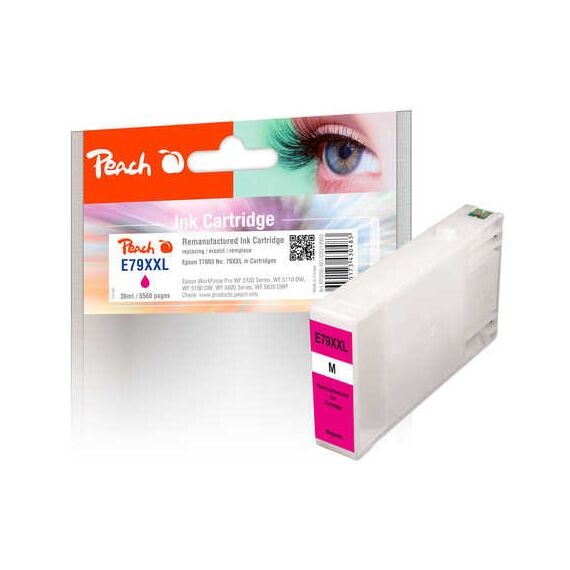 Peach 319903 Druckerpatrone 1 Stück(e) Kompatibel Extrahohe (Super-) Ausbeute Magenta