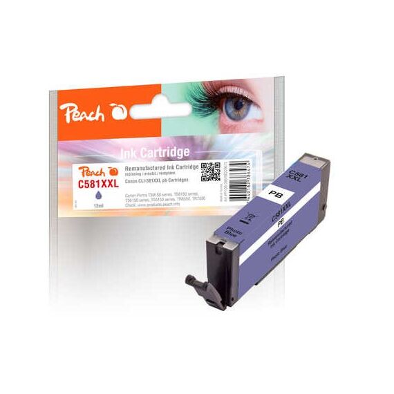 Peach 320673 Druckerpatrone 1 Stück(e) Kompatibel Extrahohe (Super-) Ausbeute Foto blau
