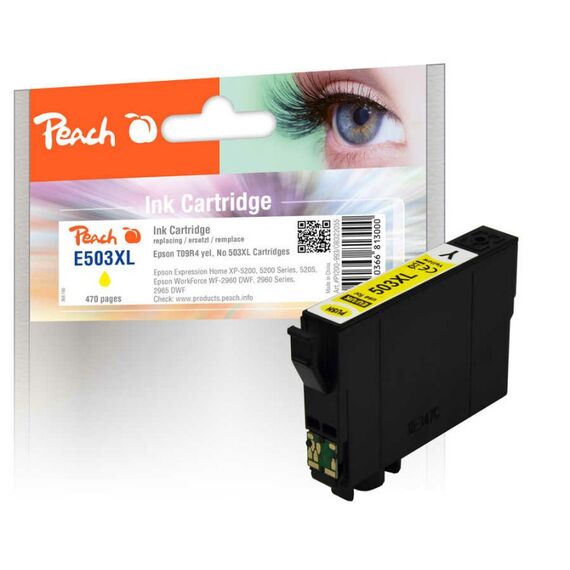 Peach 322055 Druckerpatrone 1 Stück(e) Kompatibel Gelb