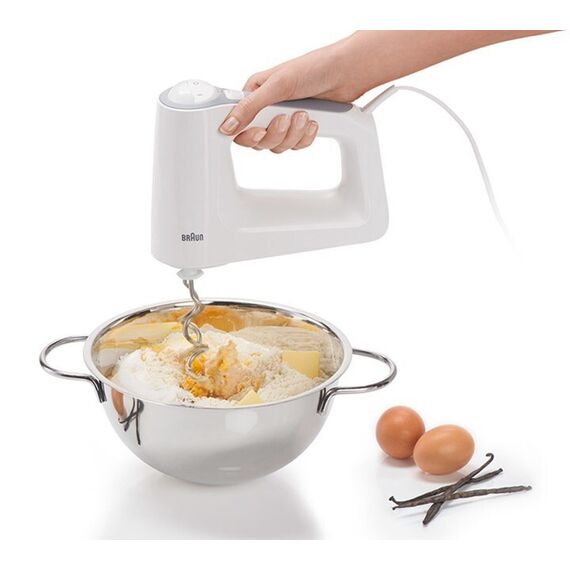 Braun HM 3107 WH Handmixer 500 W Weiß, 5 image