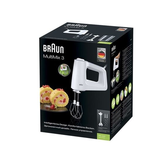 Braun HM 3107 WH Handmixer 500 W Weiß, 8 image