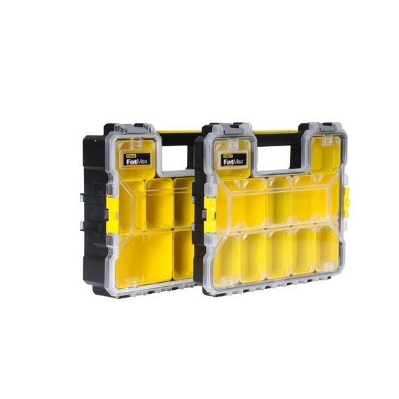 Stanley 1-97-519 Kleinteil/Werkzeugkasten Schwarz, Transparent, Gelb