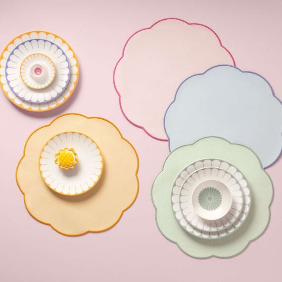 Villeroy & Boch Fleur Platzdeckchen Rund Blau 1 Stück(e), Farbe: Blau, 2 image