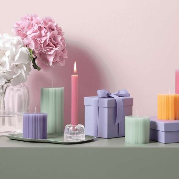 Villeroy & Boch Fleur Wachskerze Zylinder Grün 1 Stück(e), 2 image