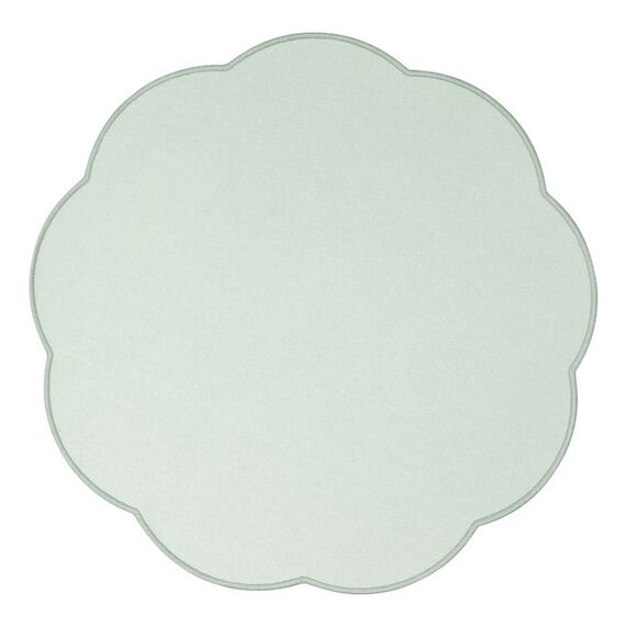 Villeroy & Boch Fleur Platzdeckchen Rund Grün 1 Stück(e), Farbe: Grün