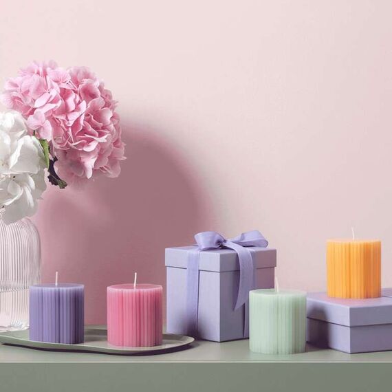 Villeroy & Boch Fleur Wachskerze Zylinder Gelb 1 Stück(e), 2 image