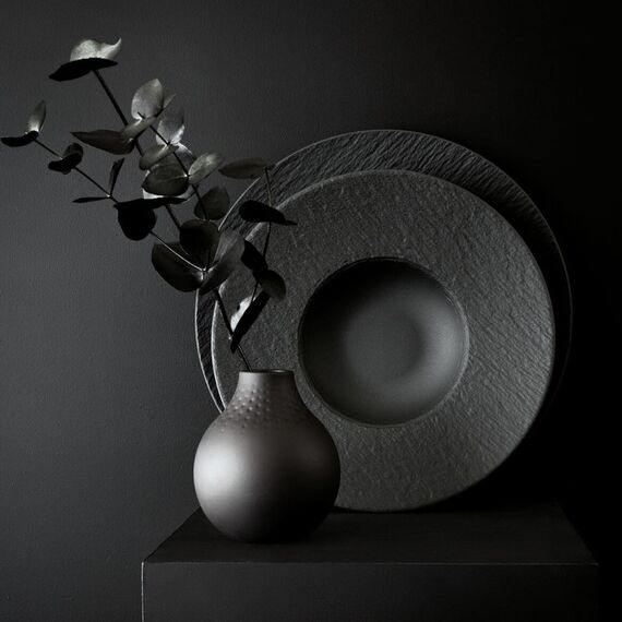 Villeroy & Boch Manufacture Rock Pastateller Rund Porzellan Schwarz 1 Stück(e), 2 image