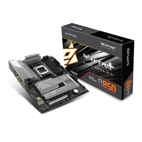 Sapphire NITRO+ B850A WIFI 7 AMD B850 Sockel AM5 micro ATX, 3 image
