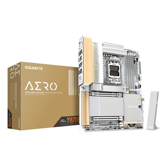 GIGABYTE X870E AERO X3D WOOD Mainboard