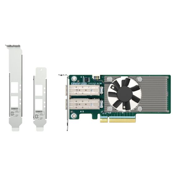 QNAP QXG-25G2SF-BCM Netzwerkkarte Eingebaut Faser 25000 Mbit/s, 3 image