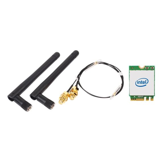 Shuttle WLN-M12 - Intel WLAN-AX210/Bluetooth Combo Kit mit M.2 card, Kabeln und ext. Antennen für Slim PCs