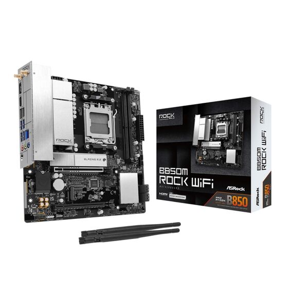 Asrock B850M Rock WiFi AMD B850 Sockel AM5 micro ATX