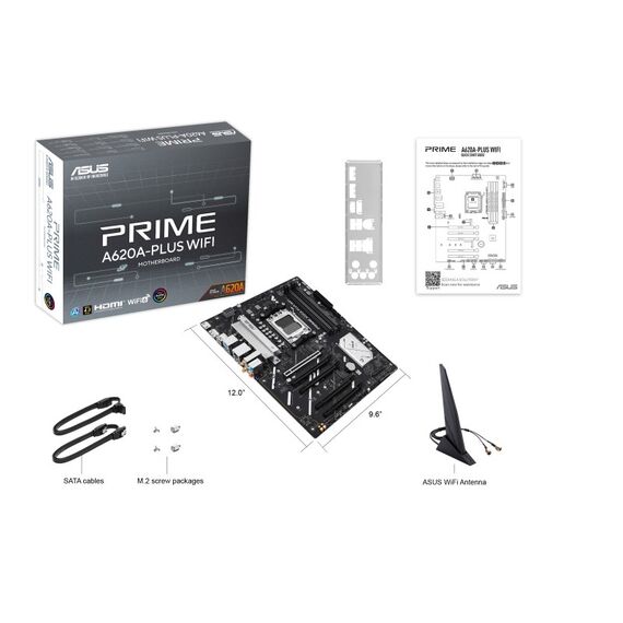 ASUS PRIME A620A-PLUS WIFI AMD A620A Sockel AM5 ATX, 4 image