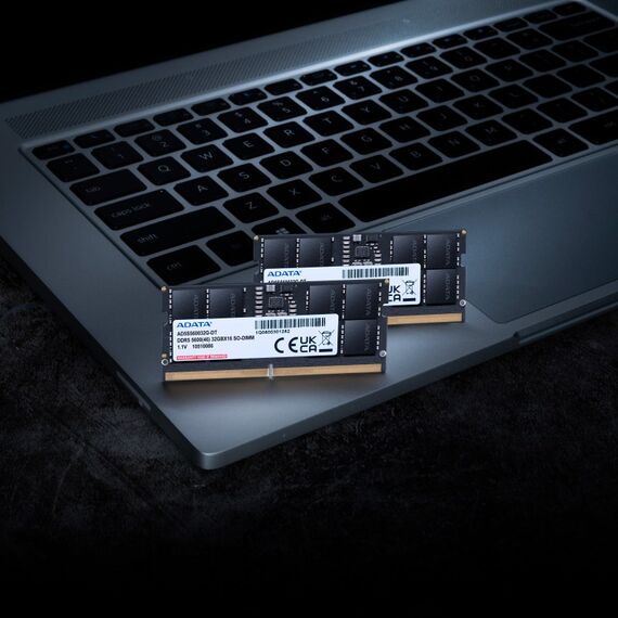 ADATA AD5S560024G-S Speichermodul 24 GB 1 x 24 GB DDR5 5600 MT/s 262-pin SO-DIMM, Arbeitsspeicher: 24 GB, 3 image