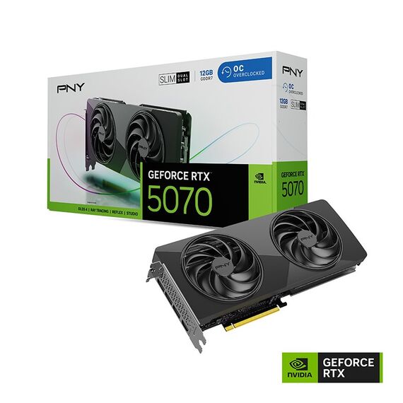PNY GeForce RTX 5070 Slim NVIDIA 12 GB GDDR7, 4 image