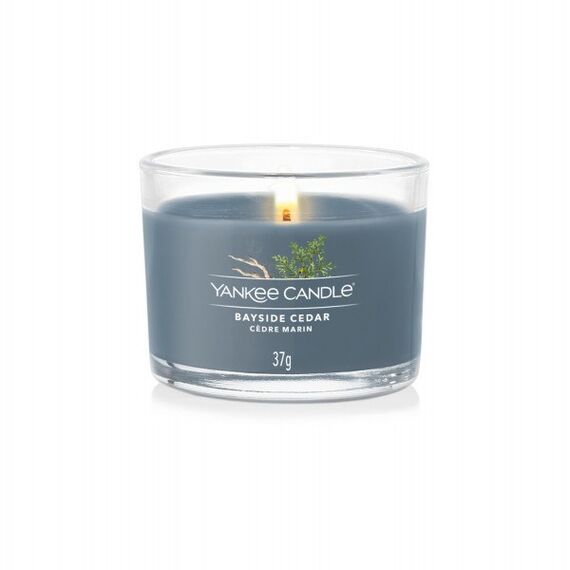 Yankee Candle Bayside Cedar Wachskerze Rund Grau 1 Stück(e)