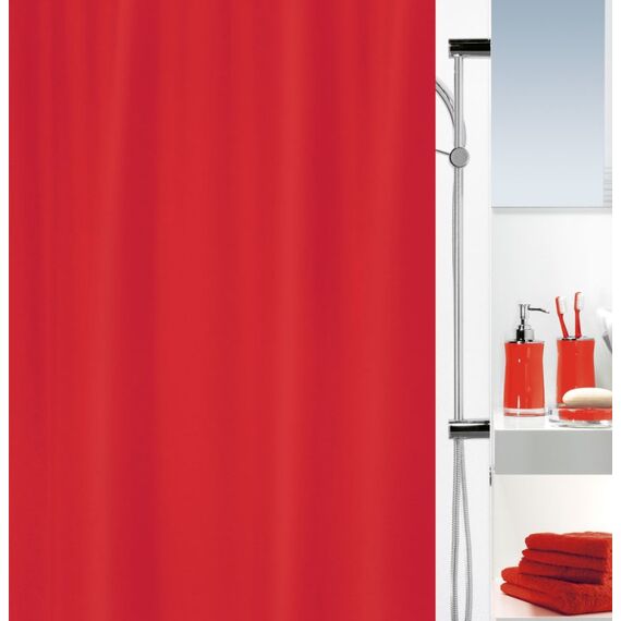 Spirella 10.12535 Duschvorhang Ring Polyester Rot