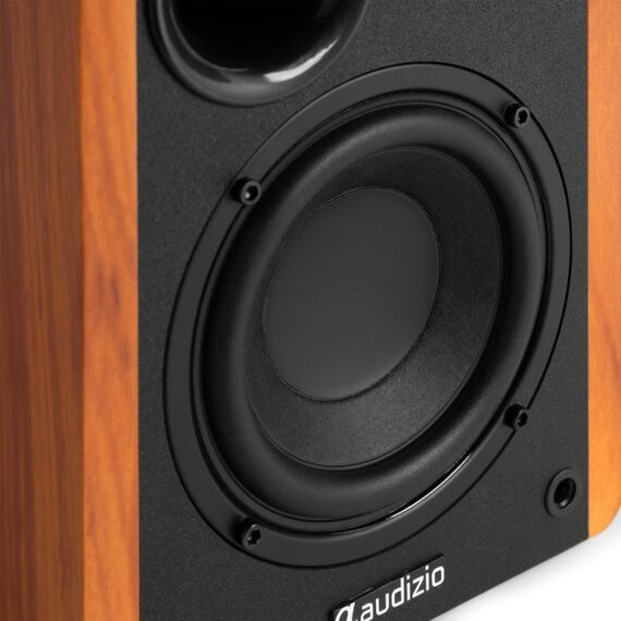 Audizio KS01B Lautsprecherset 60 W Universal Schwarz, Holz 2.0 Kanäle 2-Wege Bluetooth, 5 image