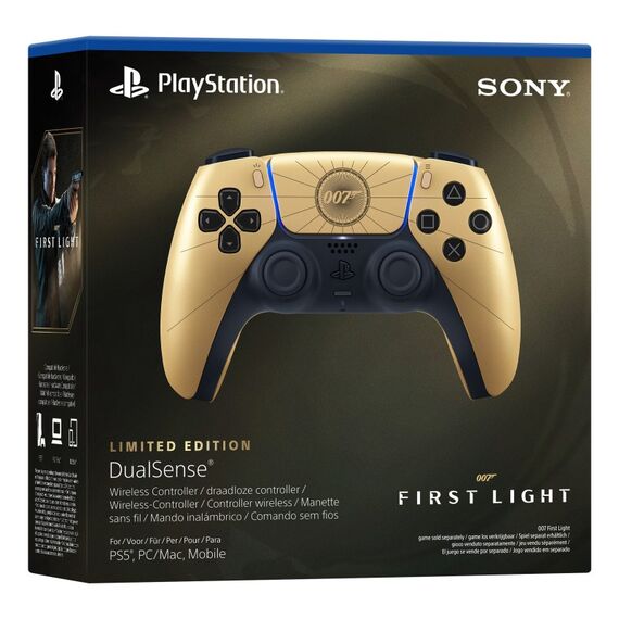 Sony Interactive Entertainment DualSense Wireless Controller – 007 First Light Limited Edition Schwarz, Gold Bluetooth/USB Gamepad Analog / Digital PlayStation 5, Android, MAC, PC, iOS, 6 image
