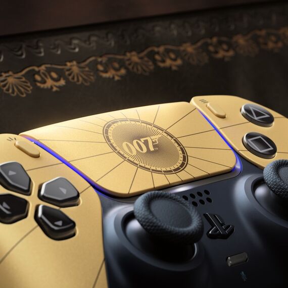 Sony Interactive Entertainment DualSense Wireless Controller – 007 First Light Limited Edition Schwarz, Gold Bluetooth/USB Gamepad Analog / Digital PlayStation 5, Android, MAC, PC, iOS, 9 image