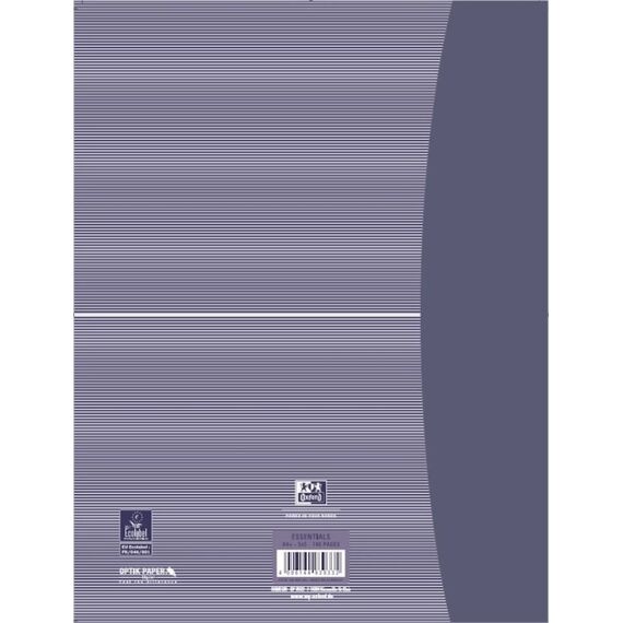 Oxford Essentials Notizbuch A4+ 70 Blätter Blau, 9 image