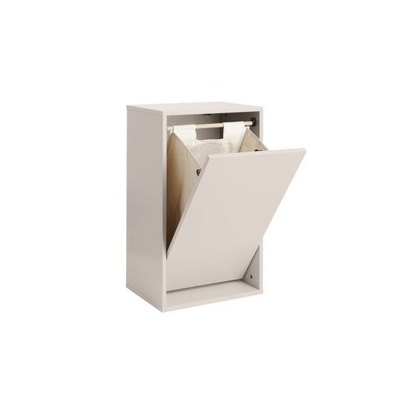 ReCollector Laundry Box Wäschekorb Rechteckig Holz Grau, Farbe: Grau