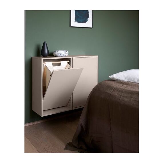 ReCollector Laundry Box Wäschekorb Rechteckig Holz Grau, Farbe: Grau, 5 image
