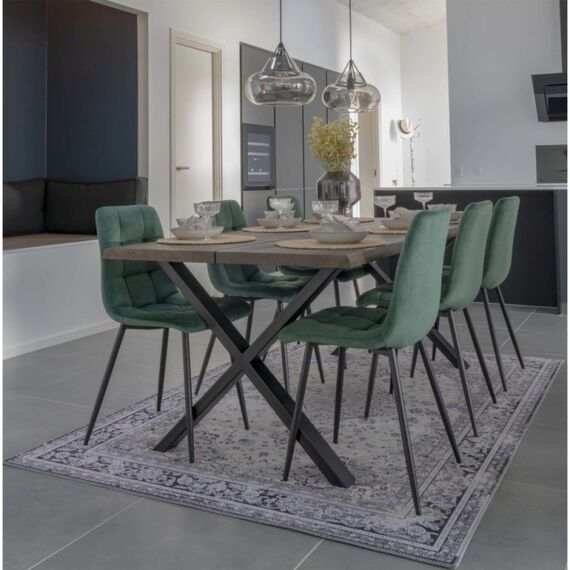 House Nordic Middelfart Restaurant- & Esszimmer-Stuhl Gepolsterter Sitz Gepolsterte Rückenlehne, 3 image