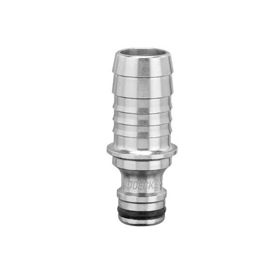 Alba-Krapf 10021 Anschlussteil für Wasserschlauch Messing Silber