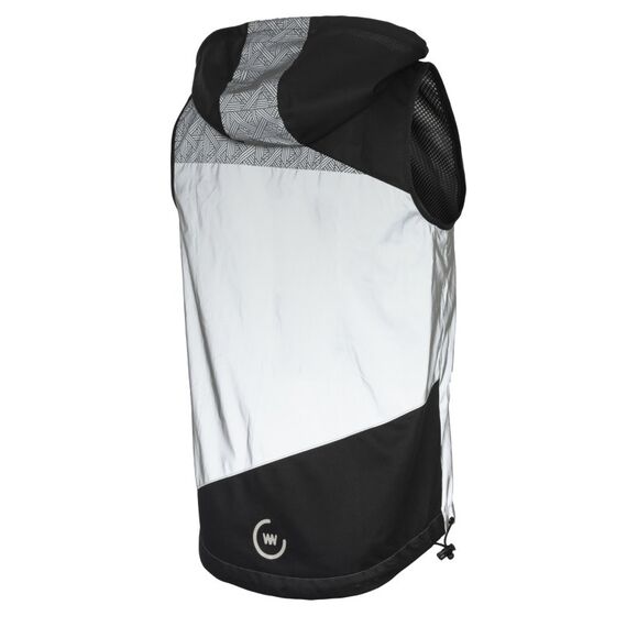 Wowow Cross Hill Sicherheitsweste Schwarz, Silber M, 2 image