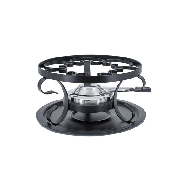 Kadastar 100238 Fondue-Brenner Schwarz, Silber