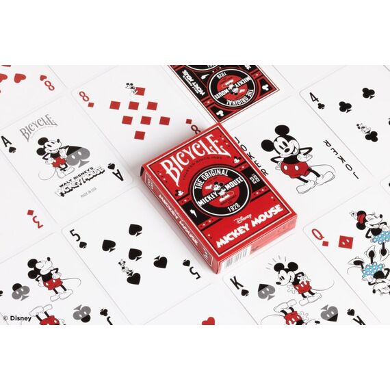 Bicycle Classic Mickey Spielkarten 56 Stück(e), Farbe: Schwarz, Mehrfarbig, Rot, 7 image