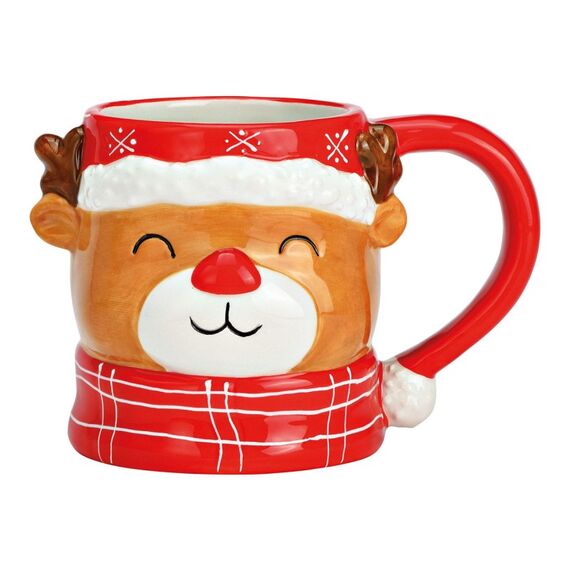 G. Wurm 10041520 Tasse Braun, Rot, Weiß Universal 6 Stück(e)