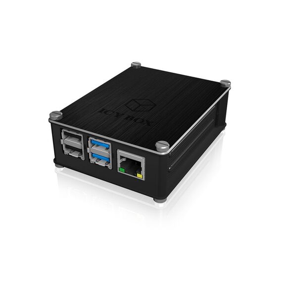 ICY BOX IB-RP110, Gehäuse für Raspberry Pi® 4, Alu Deckel und Seitengitter, 2 image