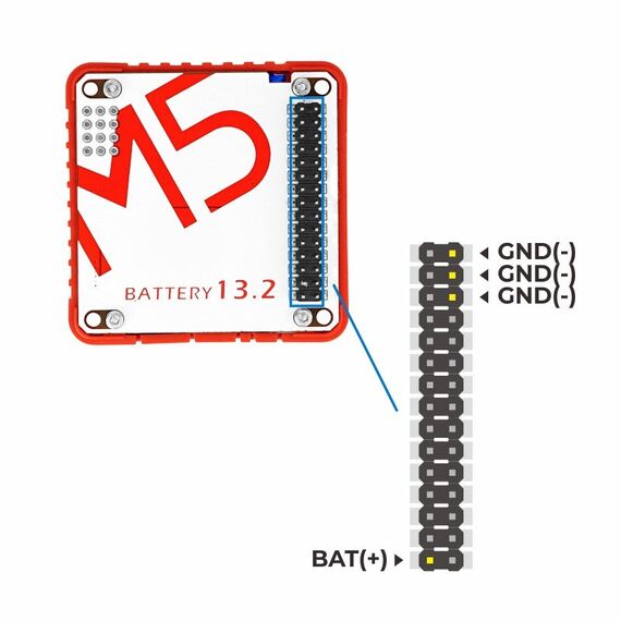 M5Stack M120 Zubehör für Entwicklungsplatinen Akku Rot, Weiß, 3 image