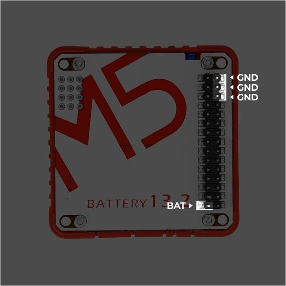 M5Stack M120 Zubehör für Entwicklungsplatinen Akku Rot, Weiß, 4 image
