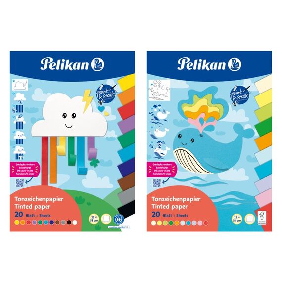 Pelikan 101592 Karton/Bastelpapier 120 g/m² 20 Blätter, 2 image